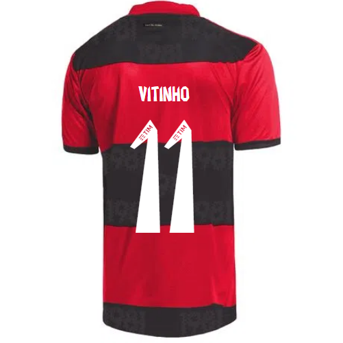 2021/22 Flamengo Home Kit Soccer Jersey VITINHO #11